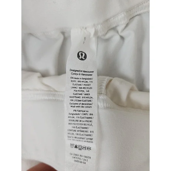 Lululemon Stretch Woven Relaxed-Fit High-Rise Shorts 4" Size Small Bone W7CPIS - Picture 6 of 9